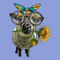 Cute Hempshire Sheep With Eyeglasses Long Sleeve Tee | Teevron