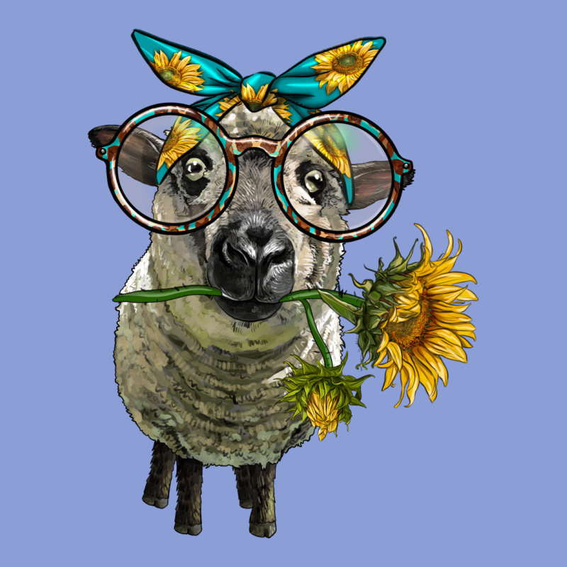 Cute Hempshire Sheep With Eyeglasses Long Sleeve Tee by LillyAllenDesigns | Teevron