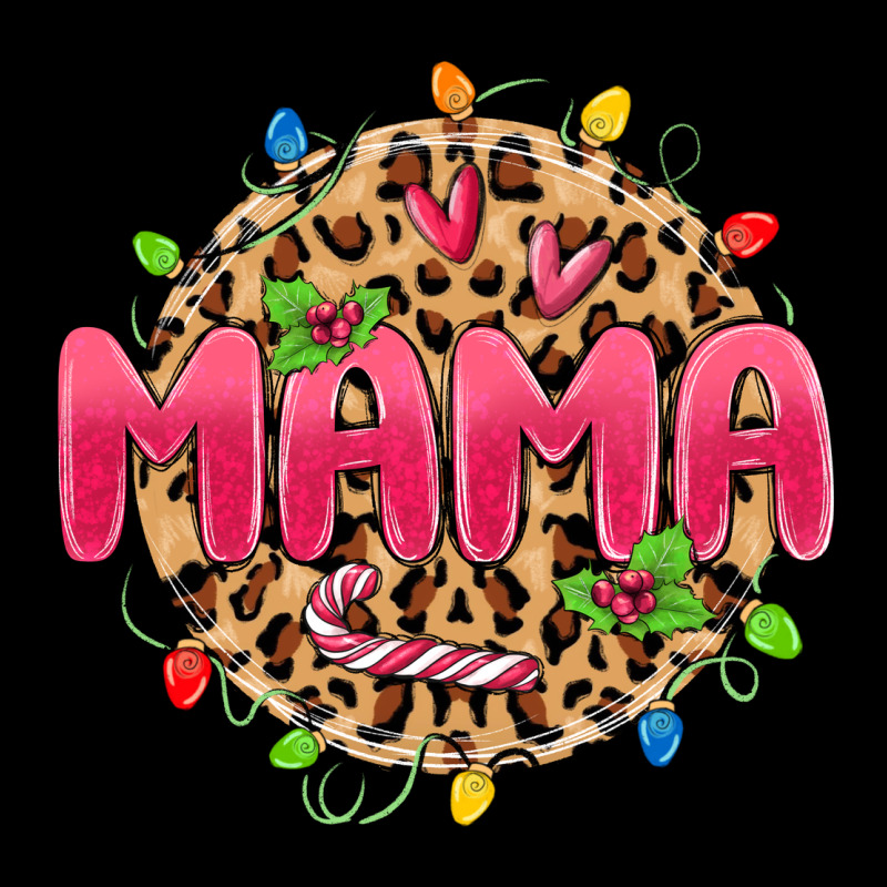 Mama Christmas Lights Zipper Hoodie by MaliasSmallBusiness | Teevron