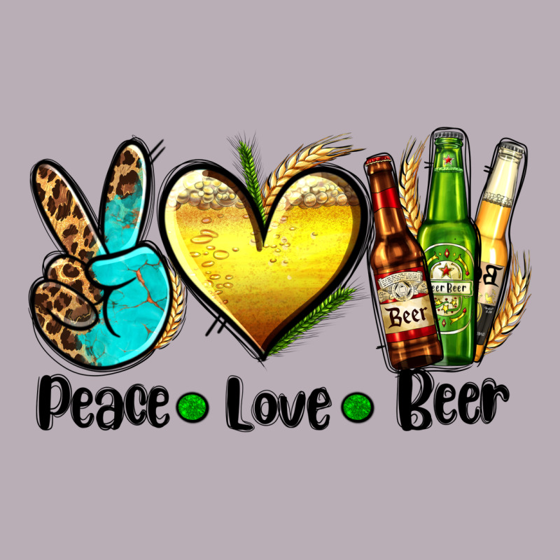 Peace Love Beer Vintage Tee by AdoDesignShop | Teevron
