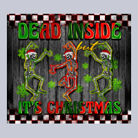 Dead Inside But It's Christmas Dancing Skeletons Heavyweight Hoodie | Teevron