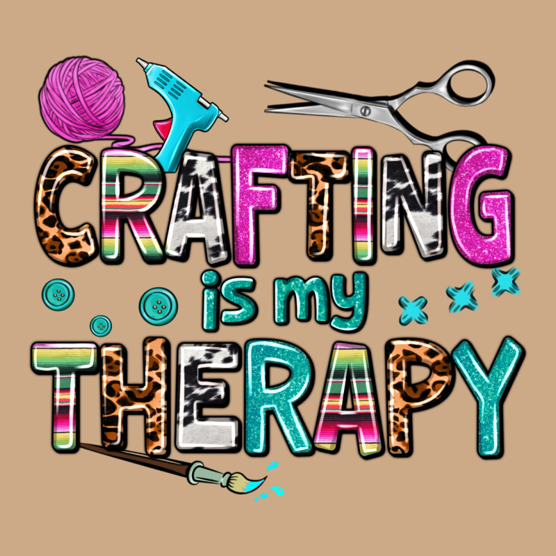 Crafting Is My Therapy Vintage Hoodie by AdoDesignShop | Teevron