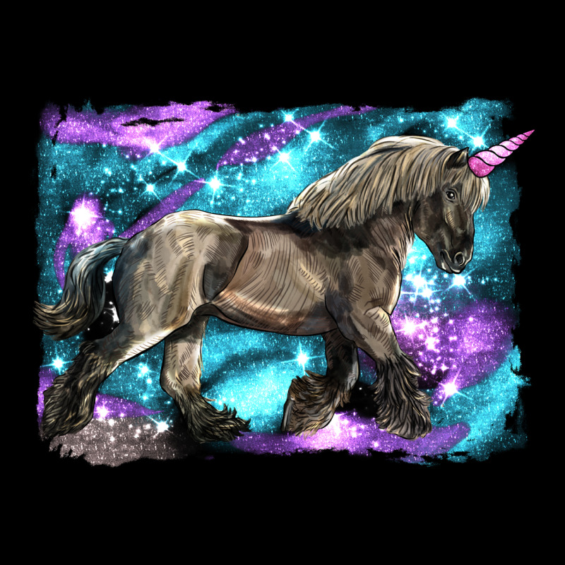 Black Unicorn Long Sleeve Tee by LillyAllenDesigns | Teevron