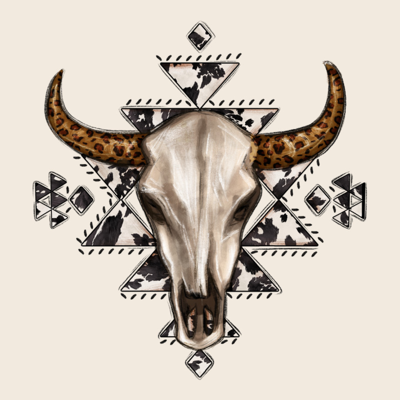 Bull Skull With Aztec Zipper Hoodie by MaliasSmallBusiness | Teevron