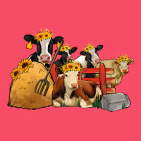 Farm Animals With Sunflower Headbands Premium Sweatshirt | Teevron