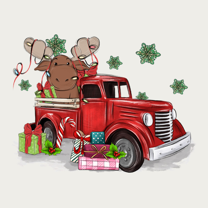 Christmas Truck Zipper Hoodie by MaliasSmallBusiness | Teevron