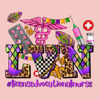 Mardi Gras  Lvn Licensed Vocational Nurse Urban Heavy Tee | Teevron