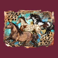 3 Western Horses Running Free Long Sleeve Tee | Teevron