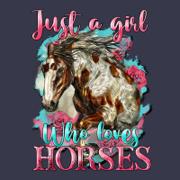 Just A Girl Who Loves Horses Mustang Long Sleeve Tee | Teevron