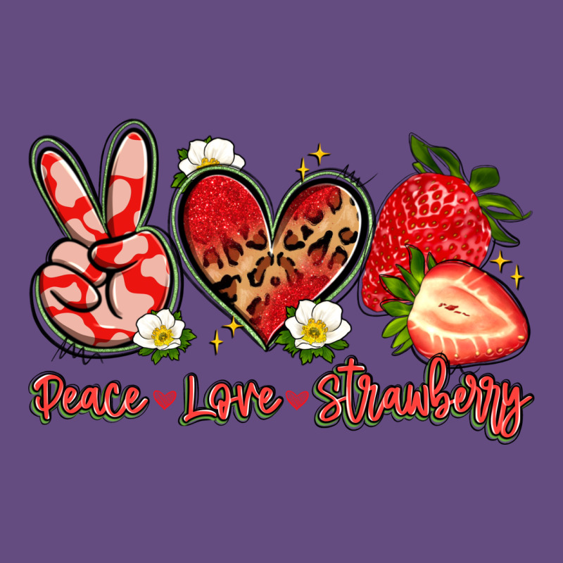 Peace Love Strawberry Vintage Hoodie by Artiststas | Teevron