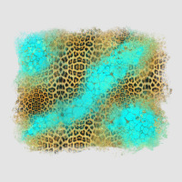 Leopard Turquoise Background Premium Sweatshirt | Teevron