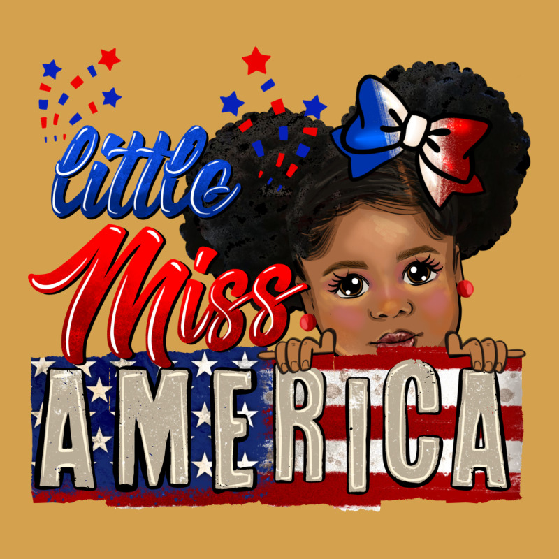 Little Miss America Black Girl Peekaboo Urban Hoodie by CowGirlArtShop | Teevron