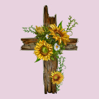 Sunflower Cross Ladies Tee | Teevron
