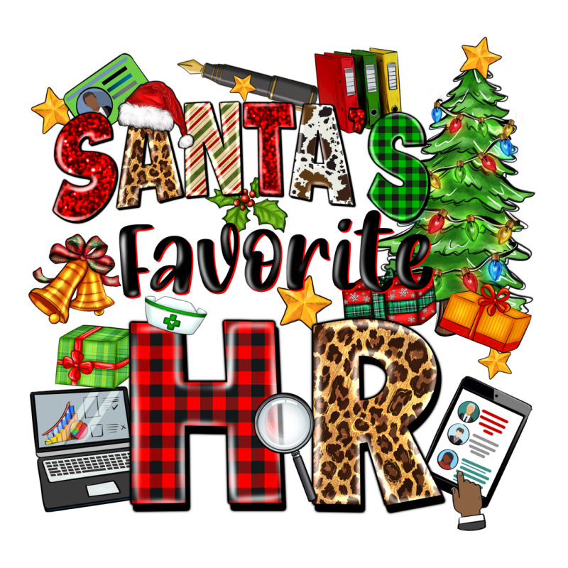 Santa's Favorite Hr Ladies Tee by Zillion Design Studio | Teevron
