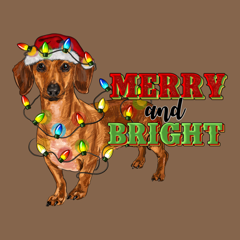 Merry And Bright Dachshund Premium Tee by RanaPortraitStore | Teevron