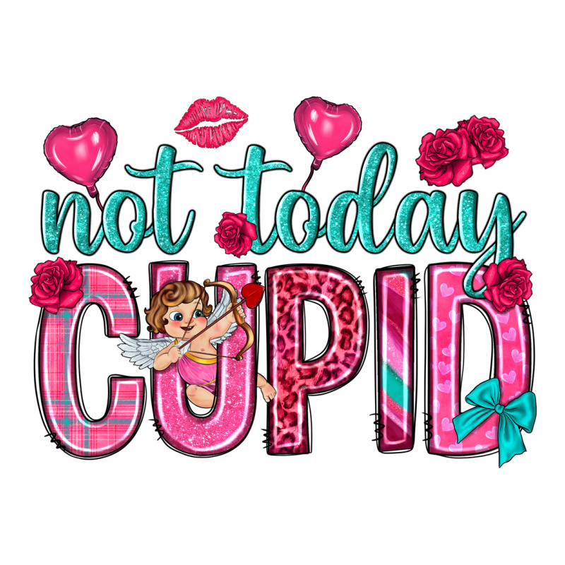 Not Today Cupid Zipper Hoodie by NancyCooperArtShop | Teevron