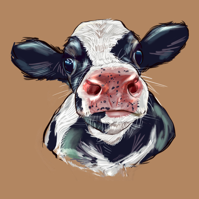 Holstein Calf Face Long Sleeve Tee by LillyAllenDesigns | Teevron