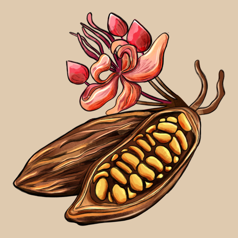 Cacao Beans And Flowers Heavyweight Sweatshirt by AdoDesignShop | Teevron