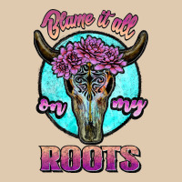 Blame It All On My Roots White Heavyweight Sweatshirt | Teevron