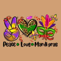Peace Love  Mardi Gras Vintage Tee | Teevron