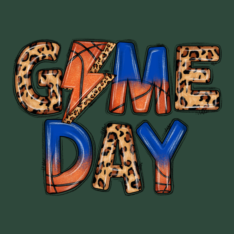 Game Day Basketball Zipper Hoodie by MaliasSmallBusiness | Teevron