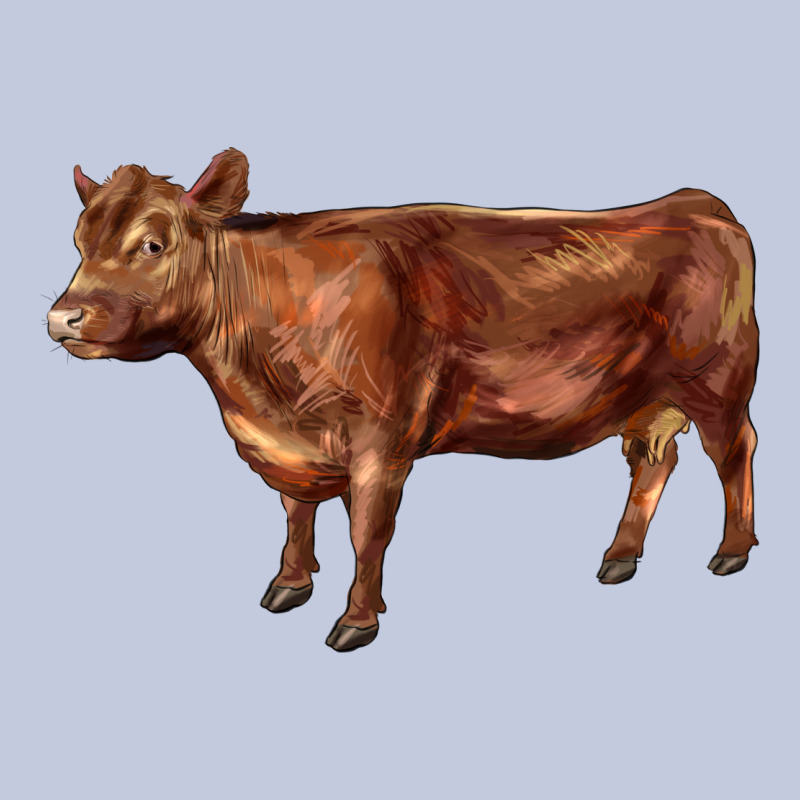 Red Angus Cow Long Sleeve Tee by LillyAllenDesigns | Teevron