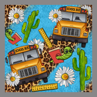 School Bus Seamless Pattern Vintage Tee | Teevron