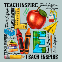 Teach Love Inspire Teacher Heavy Core Tee | Teevron