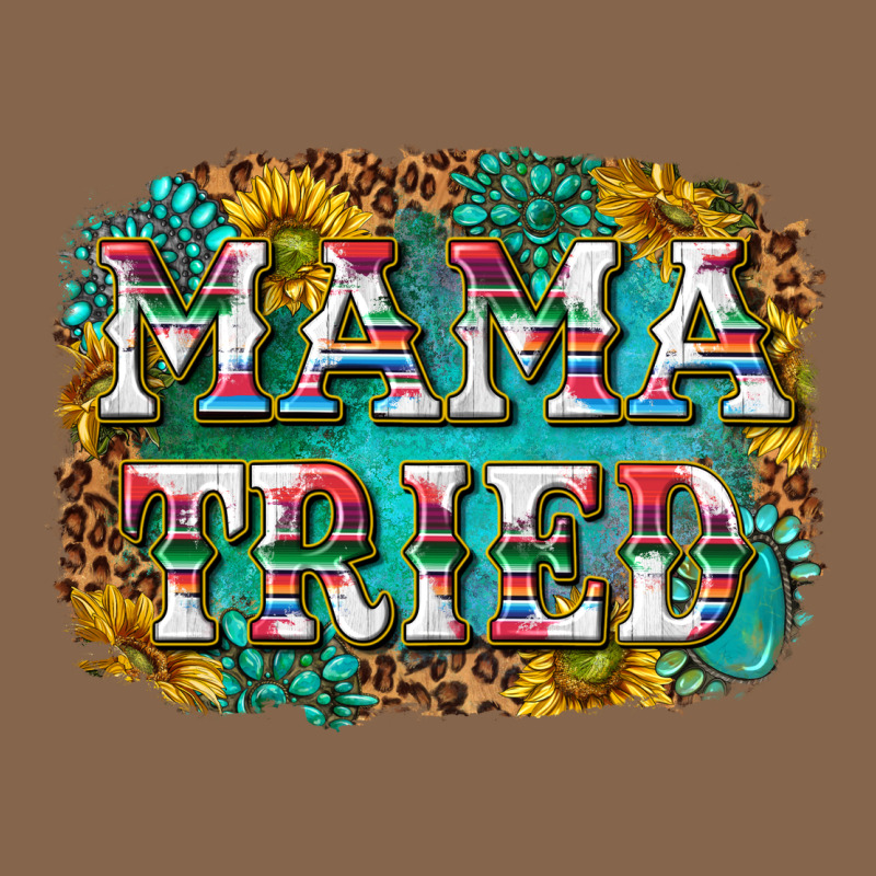 Western Mama Tried With Sunflowers And Gemstone Premium Tee by texasbilliewilder | Teevron