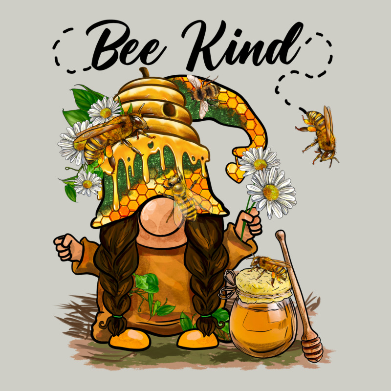 Bee Kind Gnome Heavyweight Hoodie by BarkalooDesign | Teevron
