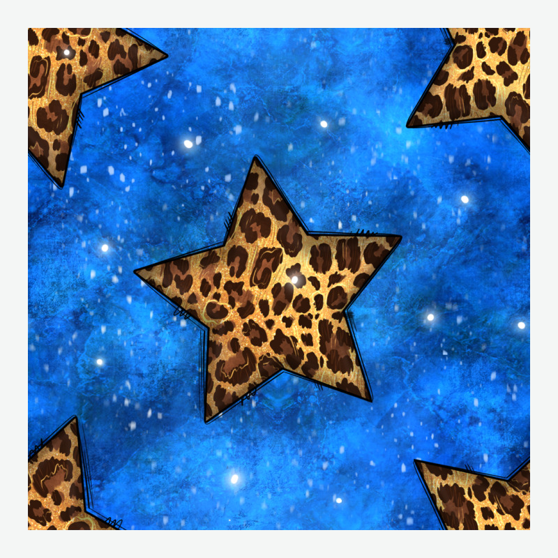 4th Of July Leopard Stars Seamless Pattern Urban Heavy Tee by BundleAndBundleShop | Teevron