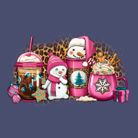 Pink Christmas Winter Snowman Coffee Vintage Tee | Teevron