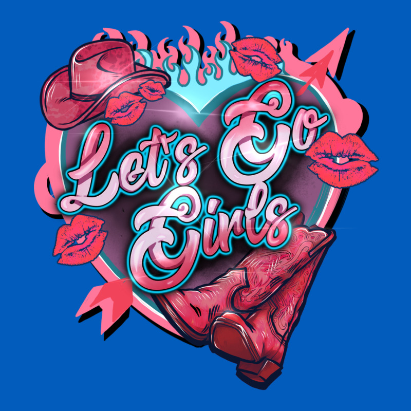 Let's Go Girls Pink Valentine's Day Urban Hoodie by HowdyJamesFarm | Teevron
