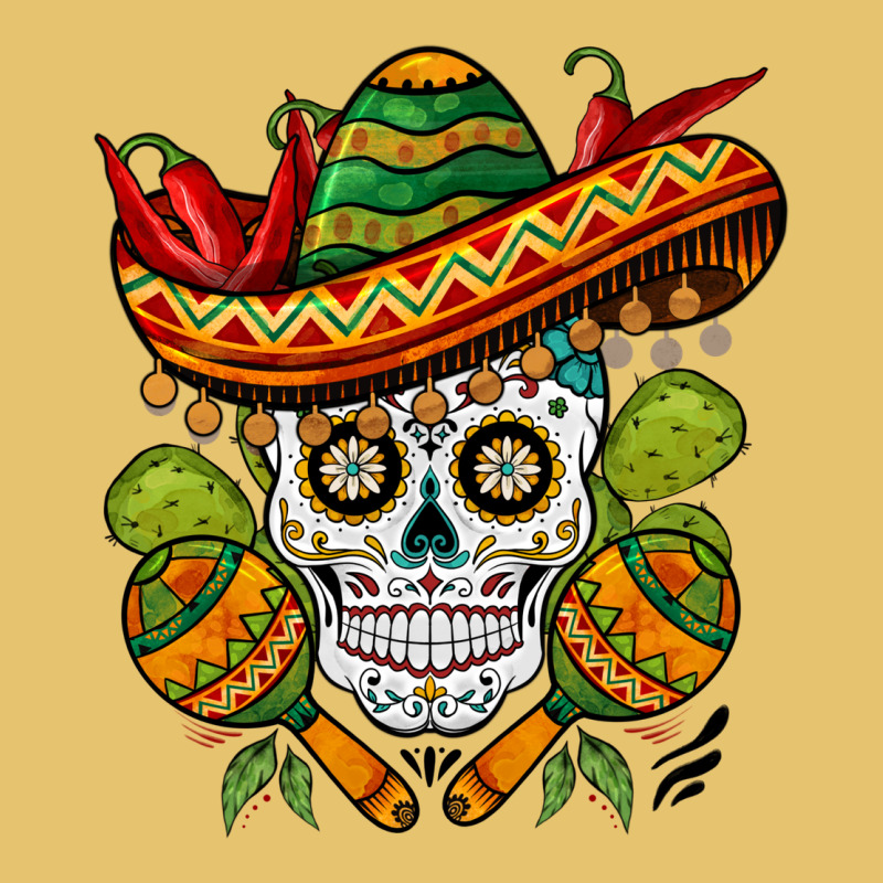 Sombrero Skull Premium Sweatshirt by BarkalooDesign | Teevron