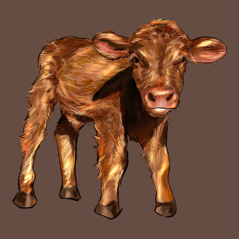 Red Angus Calf Long Sleeve Tee by LillyAllenDesigns | Teevron