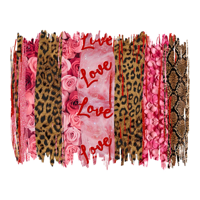 Valentine's Day Love Brushstrokes Ladies Tee by RanaPortraitStore | Teevron
