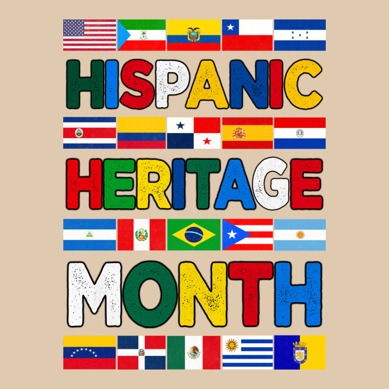 Hispanic Haritage Month Flags Heavyweight Sweatshirt by BundleAndBundleShop | Teevron