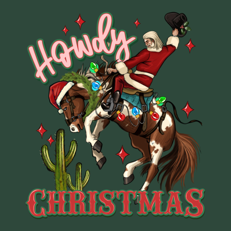 Howdy Christmas Cowboy Santa Zipper Hoodie by MaliasSmallBusiness | Teevron