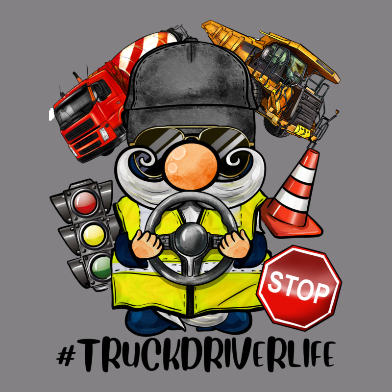 Truck Driver Life Gnome Heavyweight Hoodie by BarkalooDesign | Teevron