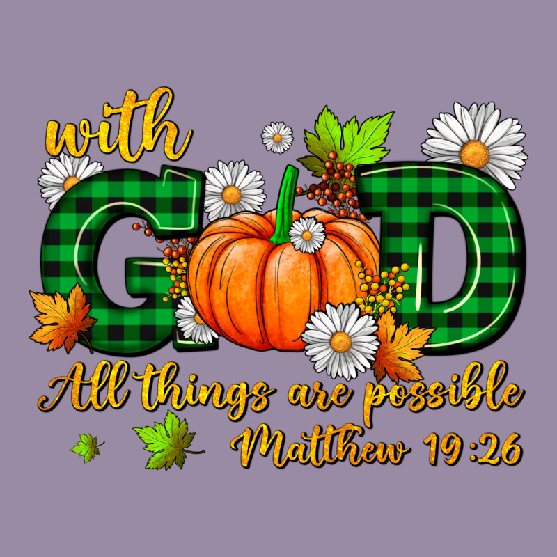 With God All Things Are Possible Classic Tee by AdoDesignShop | Teevron