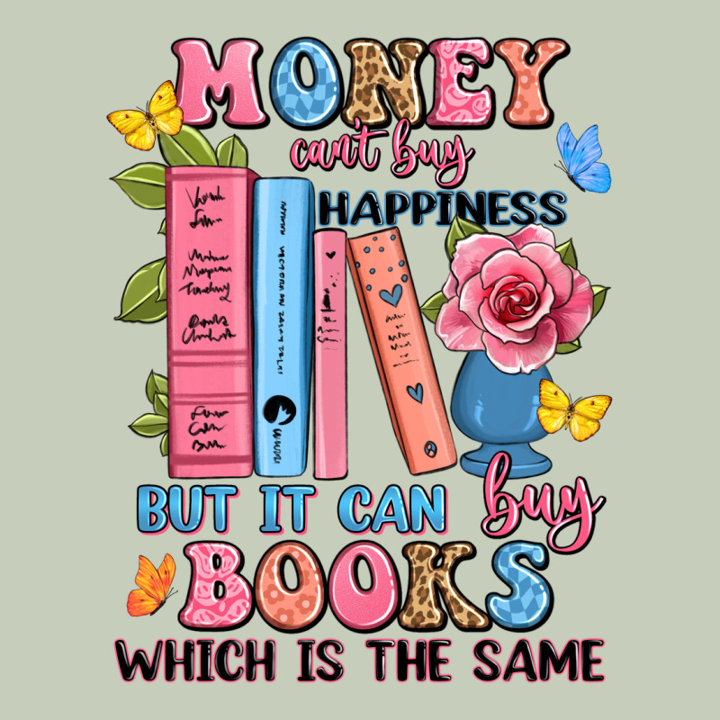 Money Can't Buy Happiness But It Can Buy Books Whi Long Sleeve Tee by JahusDesignShop | Teevron