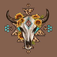 Bull Skull With Aztec Sunflower Leopard Zipper Hoodie | Teevron