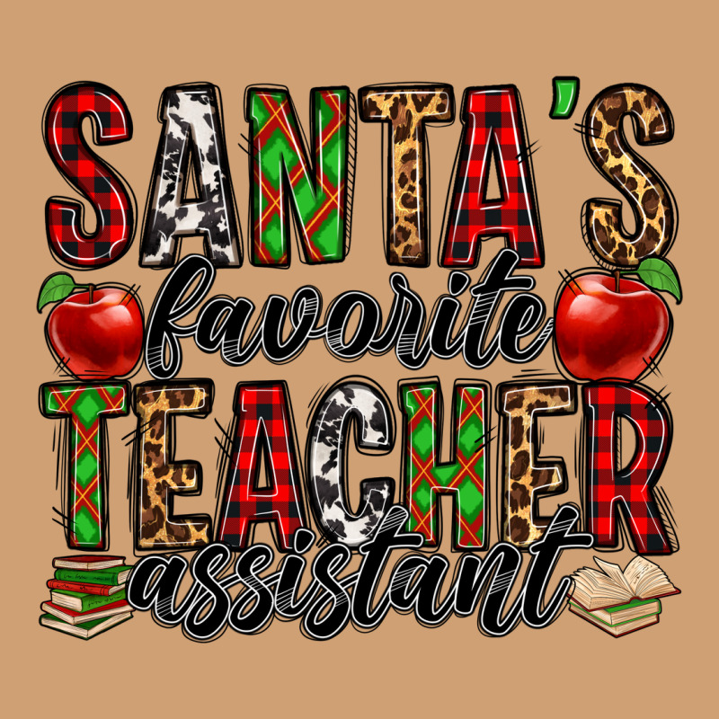 Santa's Favorite Teacher Assistant Vintage Tee by Jasminsmagicworld | Teevron