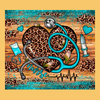 Nurse Leopard Heart Vintage Hoodie | Teevron
