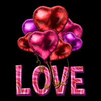 Love Heart Balloons Valentine's Day Urban Hoodie | Teevron