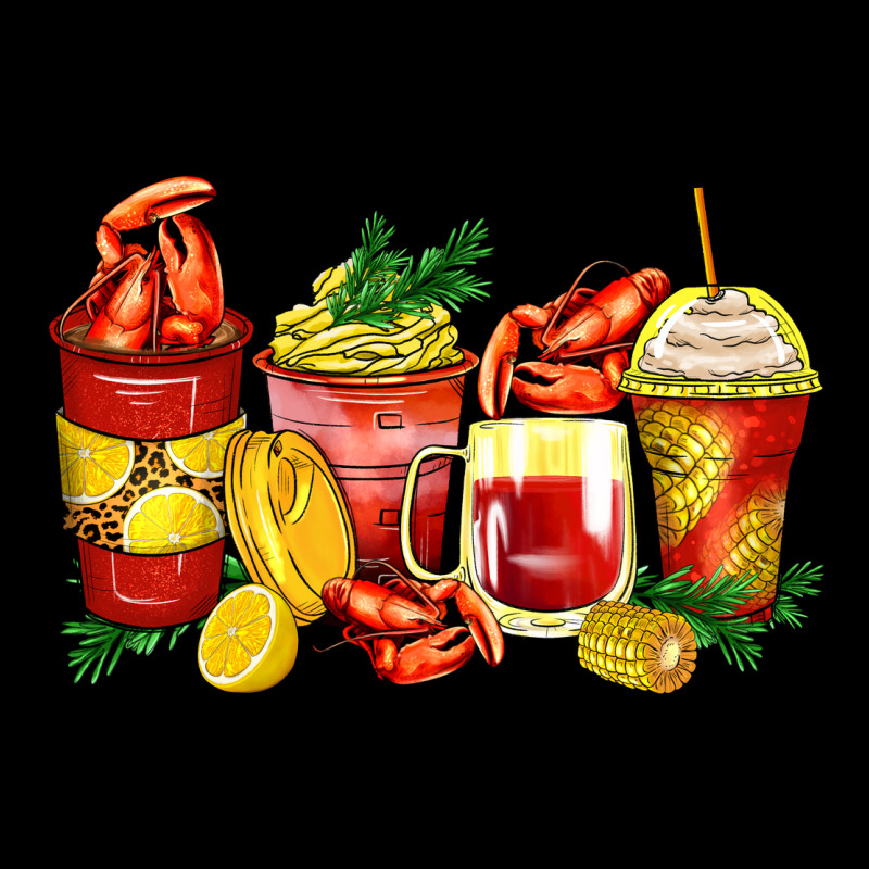 Crawfish Coffee Cups Premium Tee by Zillion Design Studio | Teevron