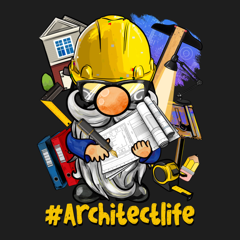 Architect Life Gnome Heavyweight Hoodie by BarkalooDesign | Teevron