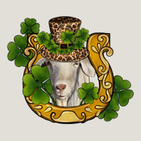 St Patricks Day Goat Horseshoe Shamrock Heavy Core Tee | Teevron