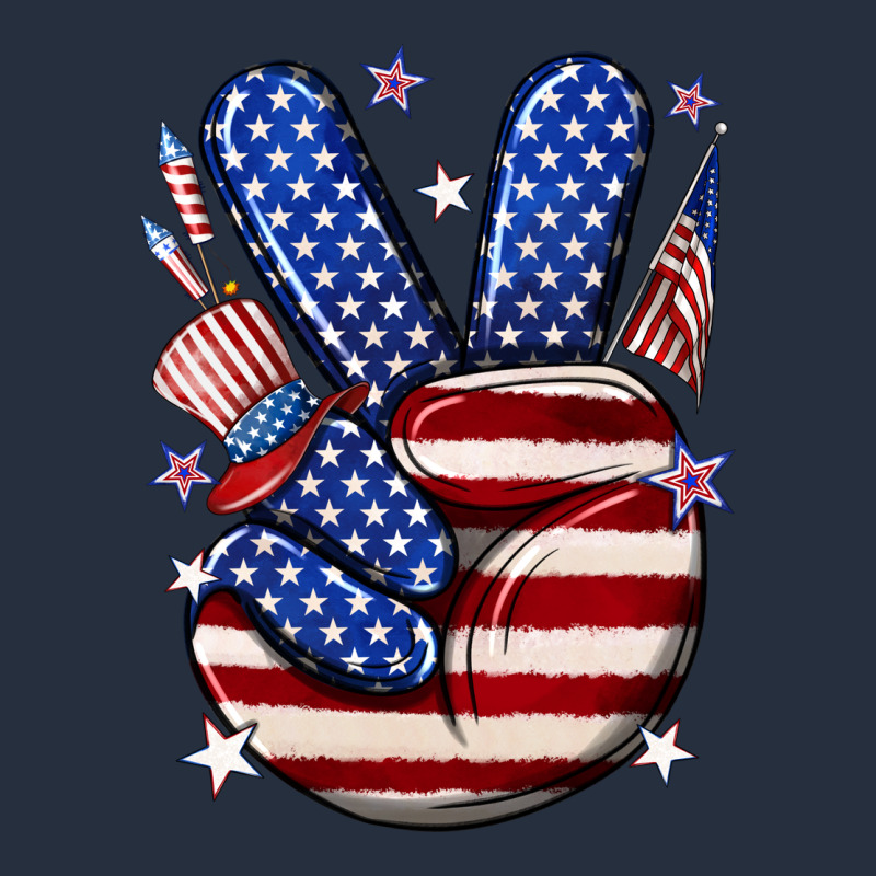 Peace 4th July Zipper Hoodie by NancyCooperArtShop | Teevron