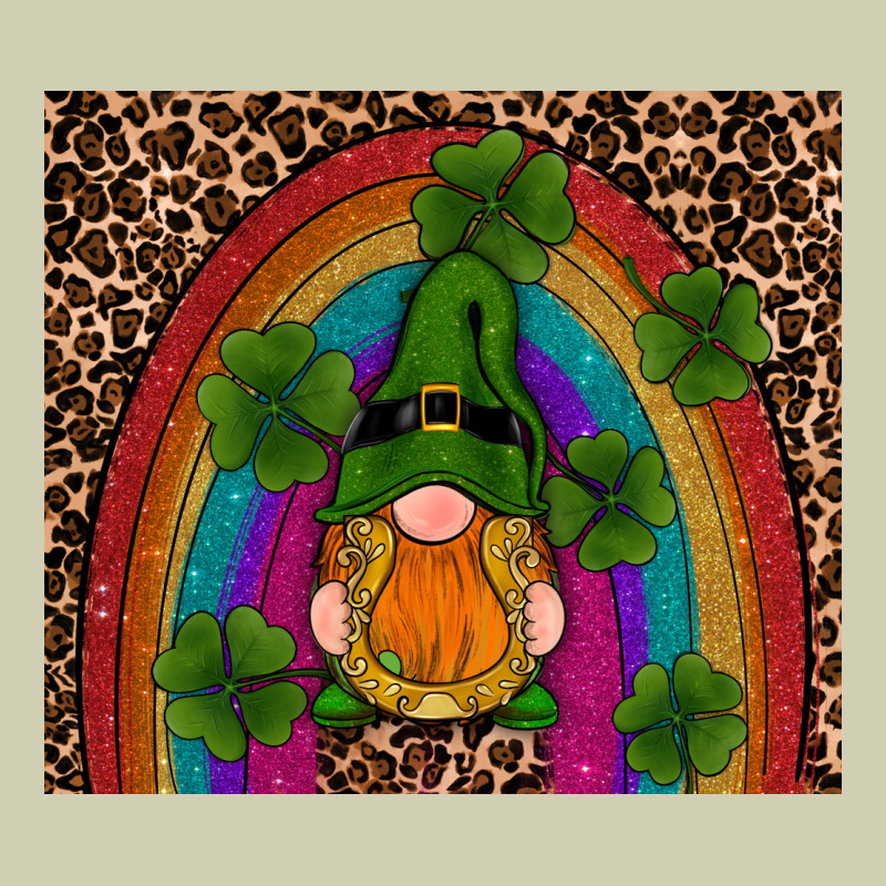 St Patricks Day Gnomes Shamrock Rainwow Heavy Core Tee by RanaPortraitStore | Teevron